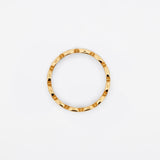 Vela – Gold-Filled CZ Bubble Band