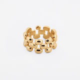 "Cleo"   Oval-Link Sculptural Ring