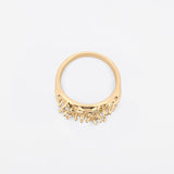 "Vera" Textured Sparkle Ring