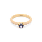 'Soletta' 14K Gold Enamel & Gemstone Stacking Ring
