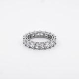 Pear Cut Moissanite Eternity Band