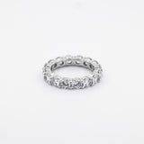 Argos Eternity Ring – Round Moissanite