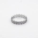 "Florentina" Cluster CZ Eternity Ring
