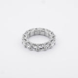 Aurora Pear-Cut Moissanite Eternity Band