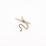 "Lilith" 18K Gold Vermeil Snake Ring