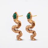 'Echidna' Wooden Earrings